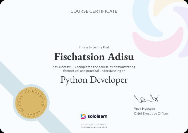 Certificate 4